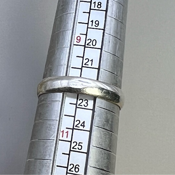 New Blue Titanium Druzy Crystal Stone Silver Overlay Ring Size 10 - Picture 7 of 8